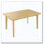 Ensemble de salle à manger 5 pièces - 1 table en bois massif + 4 chaises rembourrées-1061018182