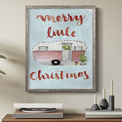Christmas Cars Collection B Framed Print - Solid Wood
