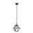 Metal Chandelier, Hanging Light Fixture with Adjustable Chain for Kitchen Dining Room Foyer Entryway, Bulb Not Included