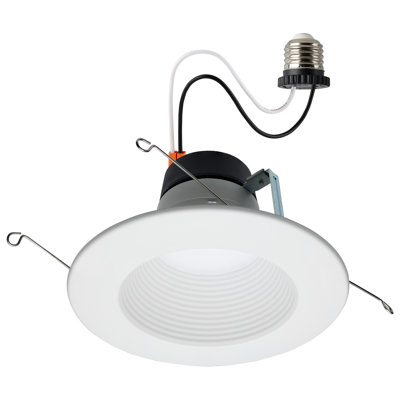 5" Round LED Recessed Light Kit with Selectable Dimmable