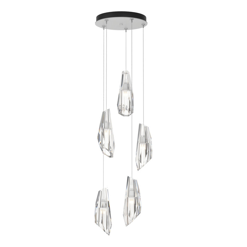 Luma 5 - Light Pendant, White, Standard: 16" - 80"