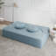 Canapé-lit moderne avec 2 coussins, canapé-lit en velours côtelé moelleux convertible, matelas pliant double de 14,2 po pour le salon, lit d'invité-711268403