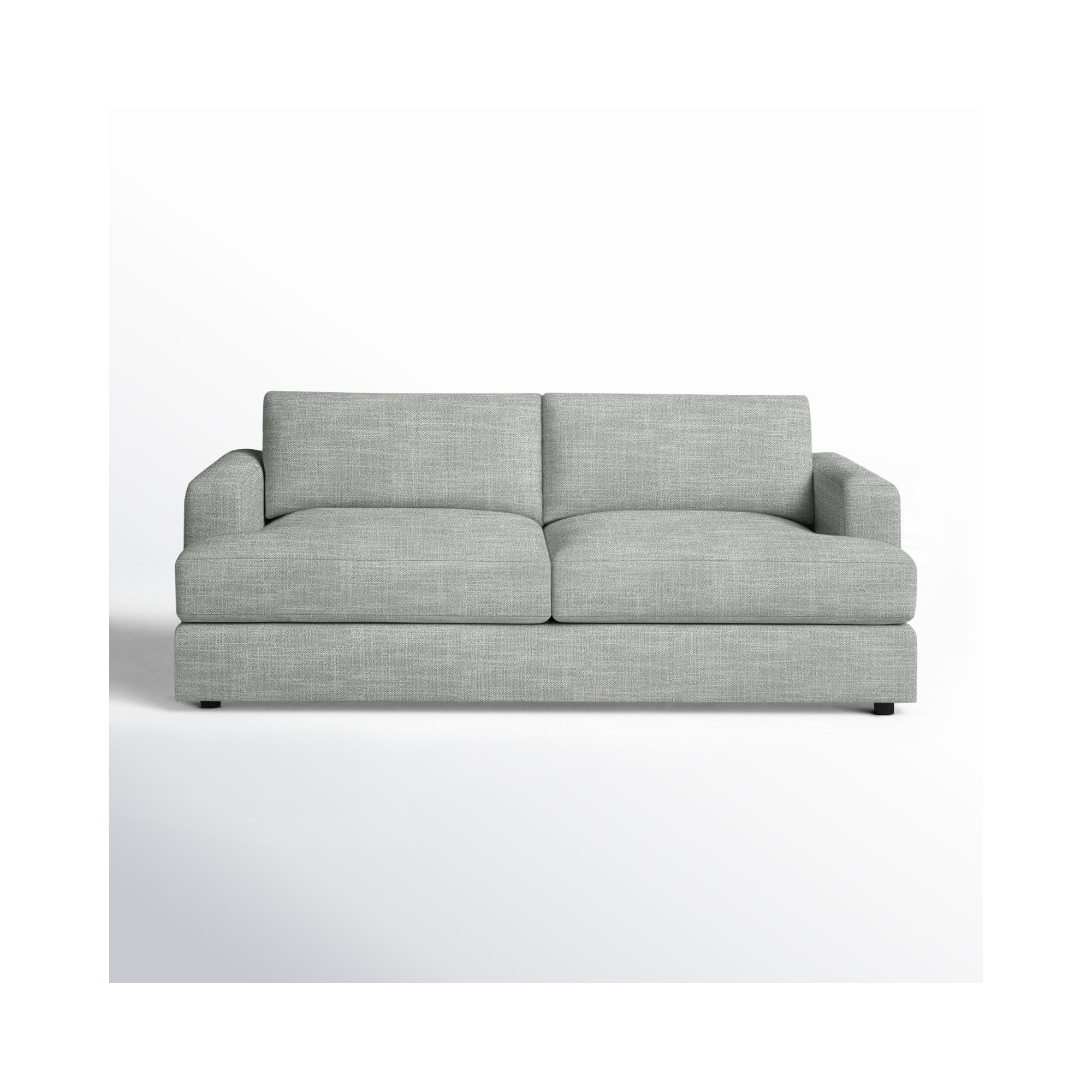 Cayden 84'' Upholstered Sofa, Conversation Capri Basketweave