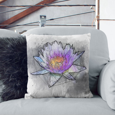Floral Square Cushion