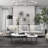 Caryn 3 Piece Black Metal Starburst Wall Decor with Crystal Embellishments Set