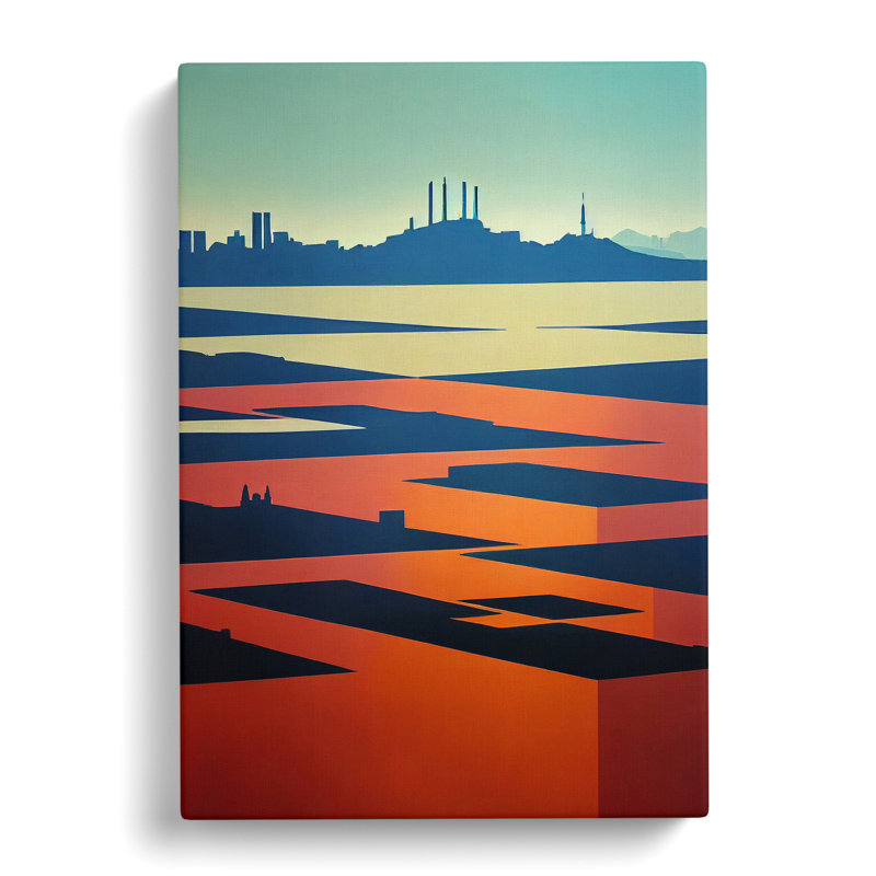 Enthralling City Skyline - Wrapped Canvas, 60cm H x 40cm W x 3cm D