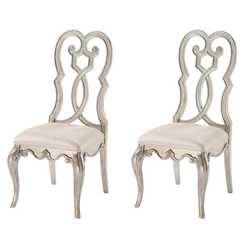 Chaises d'appoint Antique Champagne (ensemble de 2)