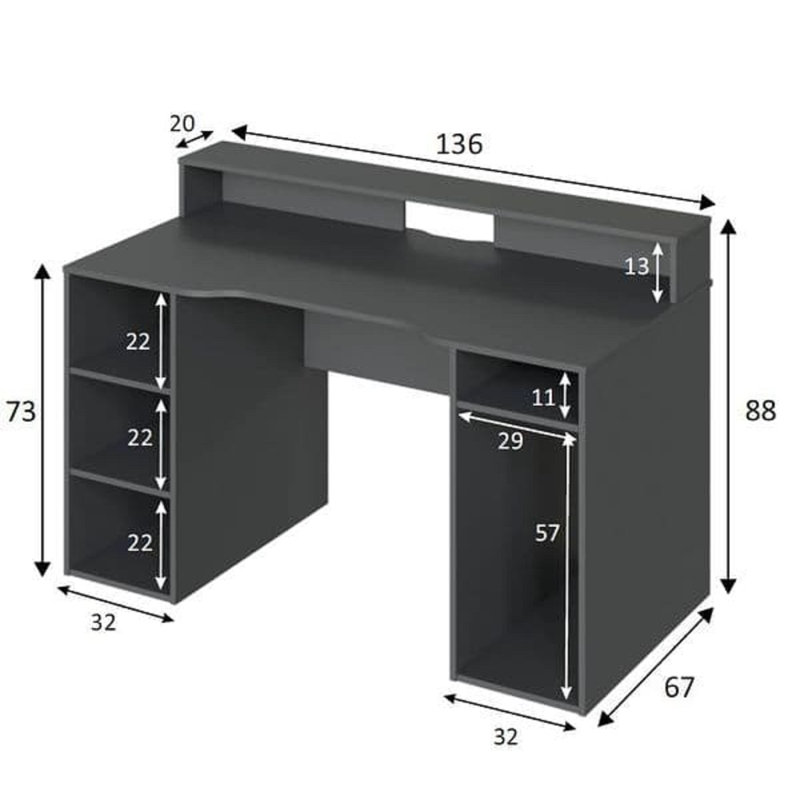 Wendelina Computer Desk