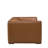 90'' Modern Leather Sofa For Living Room, 2-tone Colored Upholstery Couch