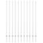Fence Posts 22 Pcs U-Channel Steel-1923929406-1923929403