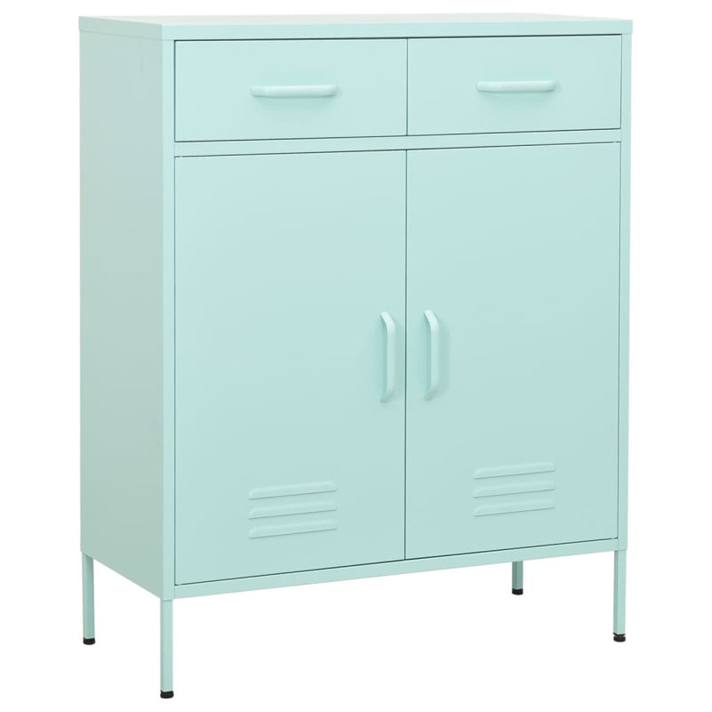 Classeur autoportant avec tablettes pour le bureau, Menthe