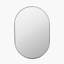 Stainless Steel Oval Wall Mirror-98249876