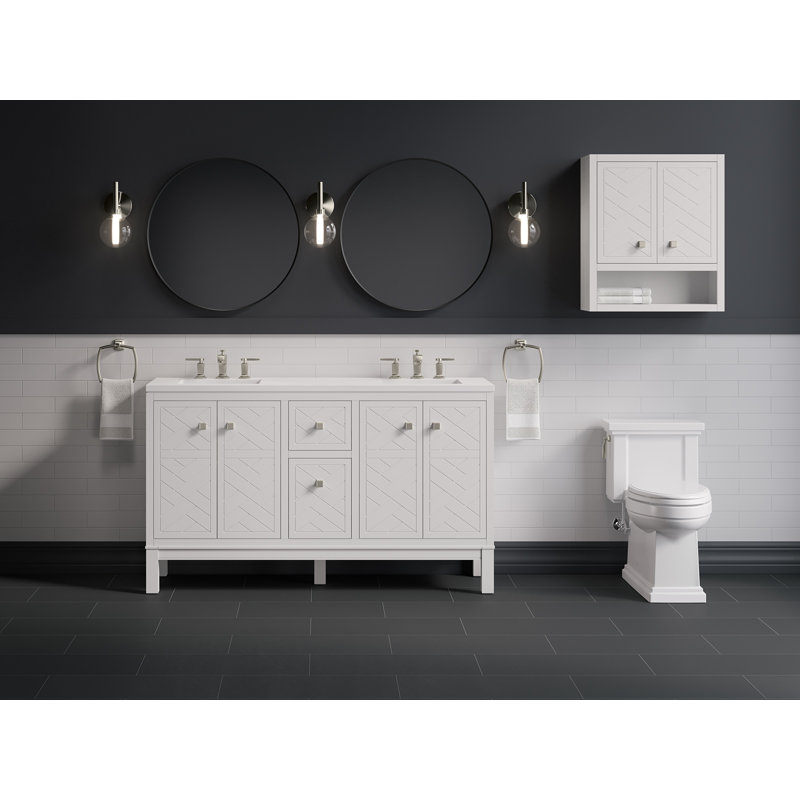 Beauxline 28-In X 24-In Wall Cabinet, White