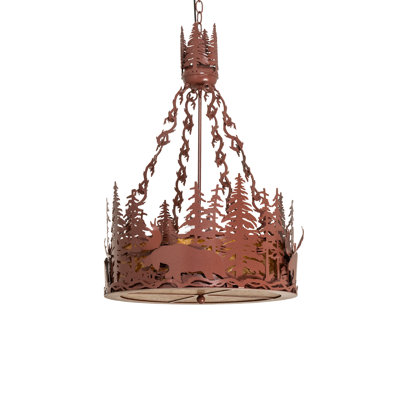 Berryville 4 - Light Drum Chandelier