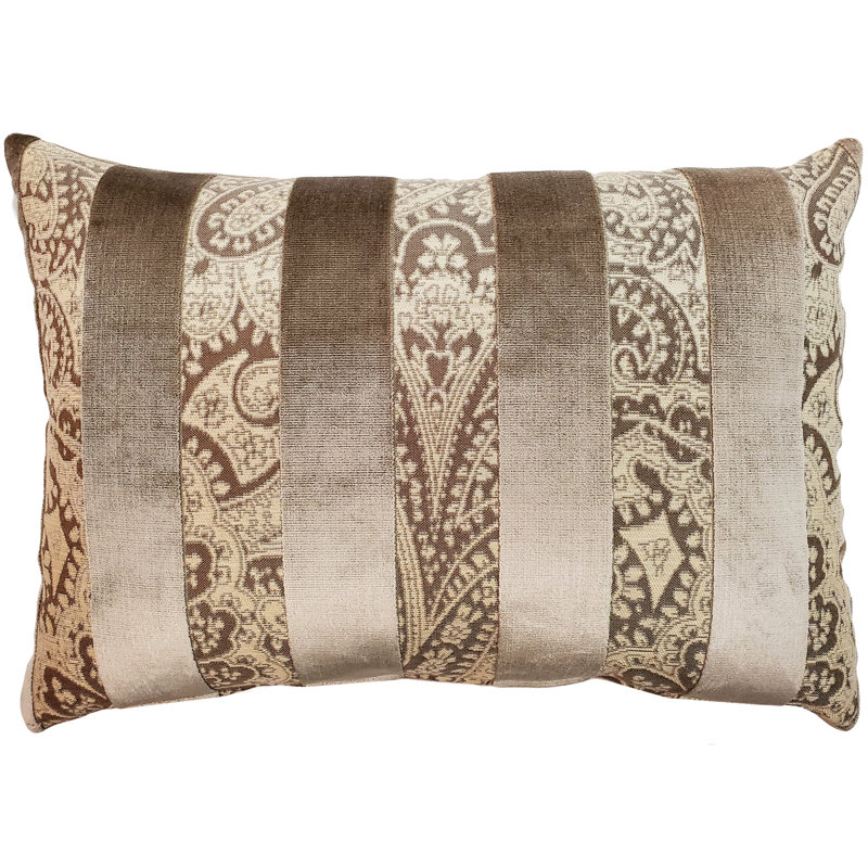 Coussin lombaire rayé 