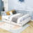 Wooden Daybed with 2 Drawers-2117117557-2117117558