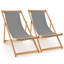 Chaise longue pliante Nysha
