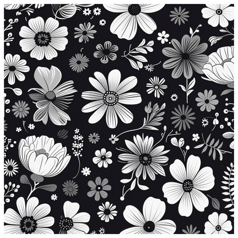 Coussin Floral, 20 x 20 inches