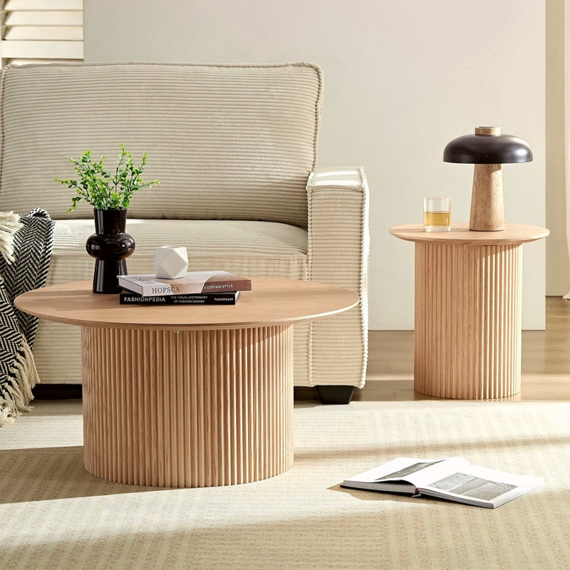 Petite table d'appoint ronde 17,71 po