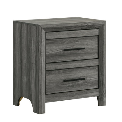 Table de chevet 2 tiroirs Denver