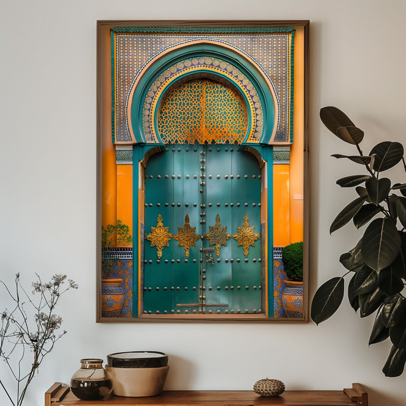 Élégante peinture décorative en panneau de fibres à densité moyenne, 13,8 x 18,5 x 0,1 pouces | 100% panneau de fibres à densité moyenne avec épaisseur de 3 mm, cadre 100% bois de pin | Œuvre d'art imprimée aux UV pour une décoration élégante, parfaite pour le salon ou le bureau
