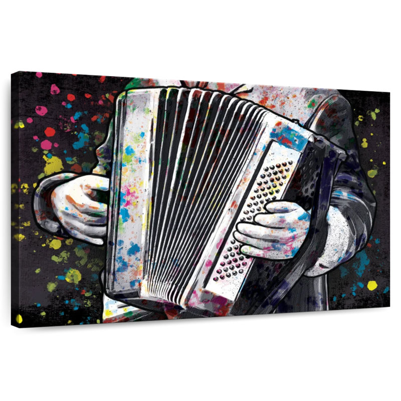 Accordion Splash Of Colour, 20" H x 30" W