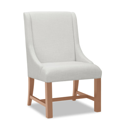 Chaise d'appoint rembourrée blanche Mya