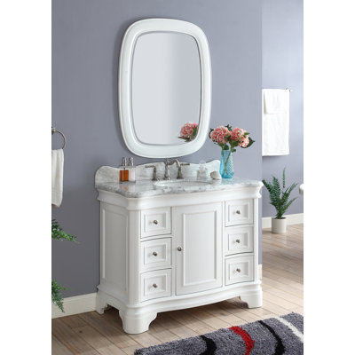 Ensemble de meuble-lavabo simple 42 po avec miroir Messick