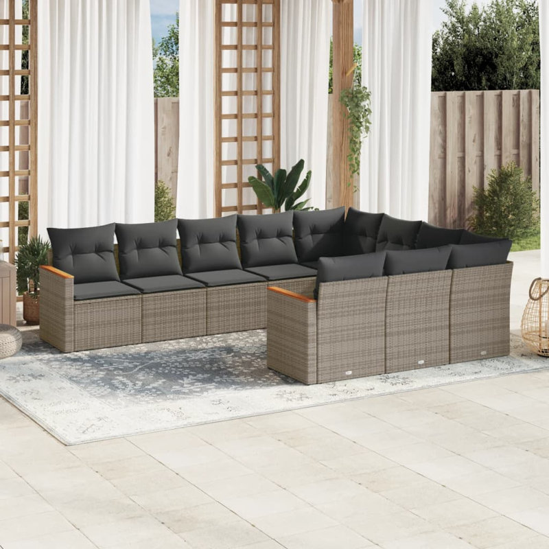 Ensemble de canapé de jardin Vidaxl