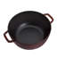 Staub Cast Iron Round Cocotte, Dutch Oven, 5.5-Quart, Serves 5-6, Made In France, Peony Pink-1186395001