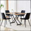 Table élévatrice multifonctionnelle avec plateau en grain de bois pliable - hauteur réglable, pieds en métal noir, habillage / café / salle à manger / bureau