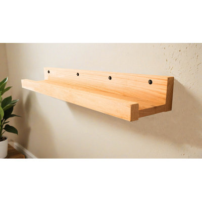 Rayne Large Solid Oak 3 Piece Lipped Shelves