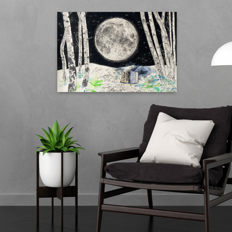 Art contemporain contemporain, paysage contemporain abstrait, H 16 po x l 24 po