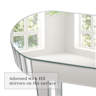 Mercer41 Urav Mirrored Glass Console Table & Reviews | Wayfair