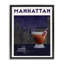 Cadre flottant rétro Manhattan Cocktail Cityscape, design par Brett Blumenthal-1474590067-1474590066