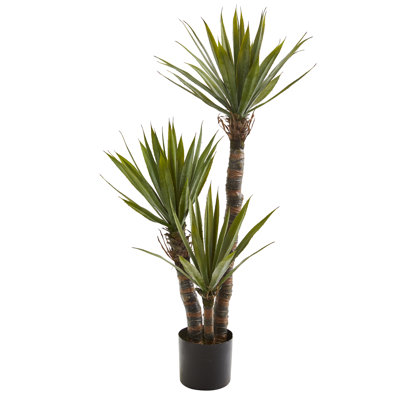 48'' Faux Yucca Tree in Planter