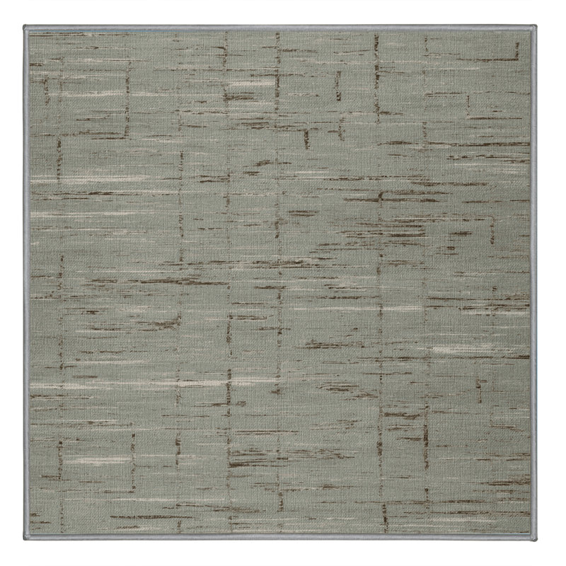 Machine Washable Abstract Gray Area Rug