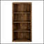 Bibliothèque réglable à 5 niveaux avec grand espace de rangement, parfaite pour le bureau moderne et l'organisation de la chambre à coucher