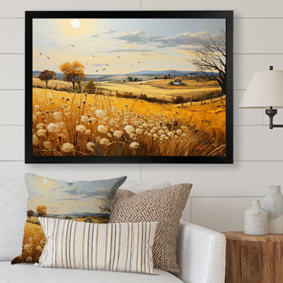" Countryside Rustling Wheat Field IV "