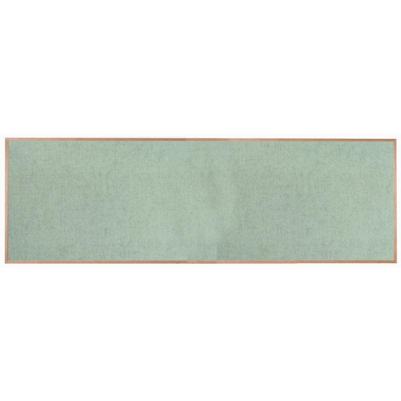 Tableau d'affichage mural en toile de jute, 48 po x 144 po, Vert