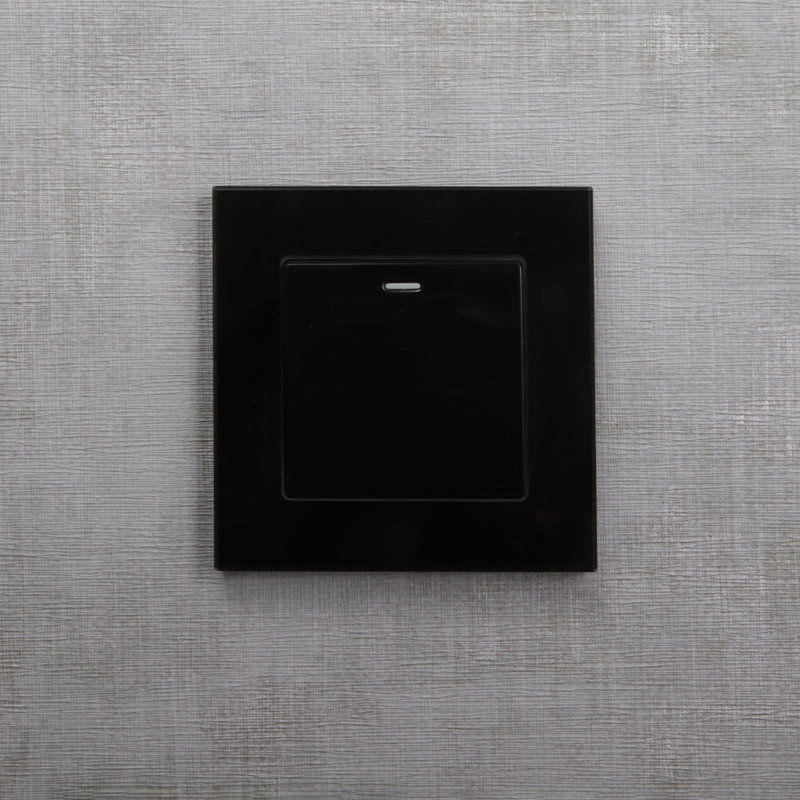 Crystal PG 1 Gang Rocker Light Switch White, Black