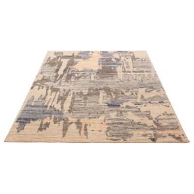 Tapis unique gris unique de 7 pi 11 po x 10 pi 0 po Tangier