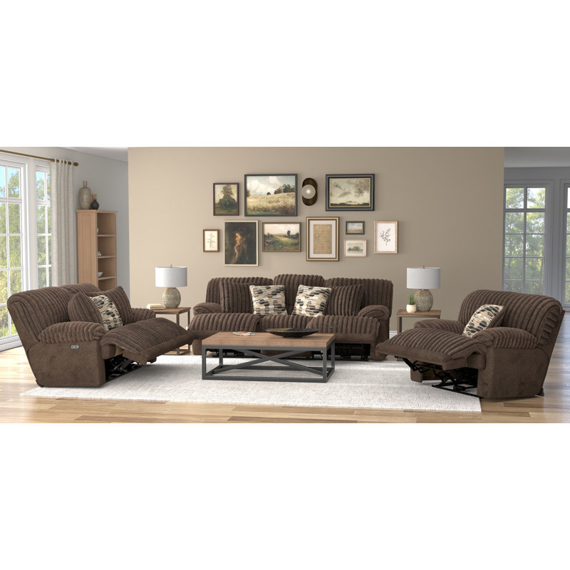 Jahlil 66'' Pillow Top Arms Reclining Loveseat, Power - Push Button