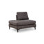 Élégant canapé d'angle de couleur anthracite de 78,7 po x 123,6 po x 59,1 po | Structure en bois de hêtre et en carton, tissu 100% polyester, nettoyage à sec | Mousse grise douce et coussins en mousse de silicone pour un confort ultime-90667764-90667765