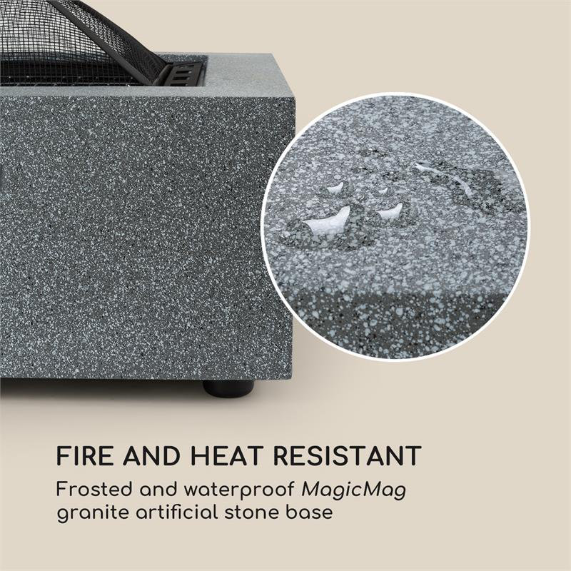 Square Stone Smokeless Fire Pit