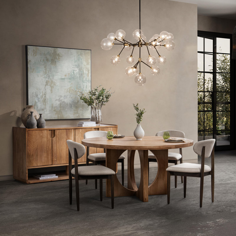 Laguna Round Solid Wood Dining Table