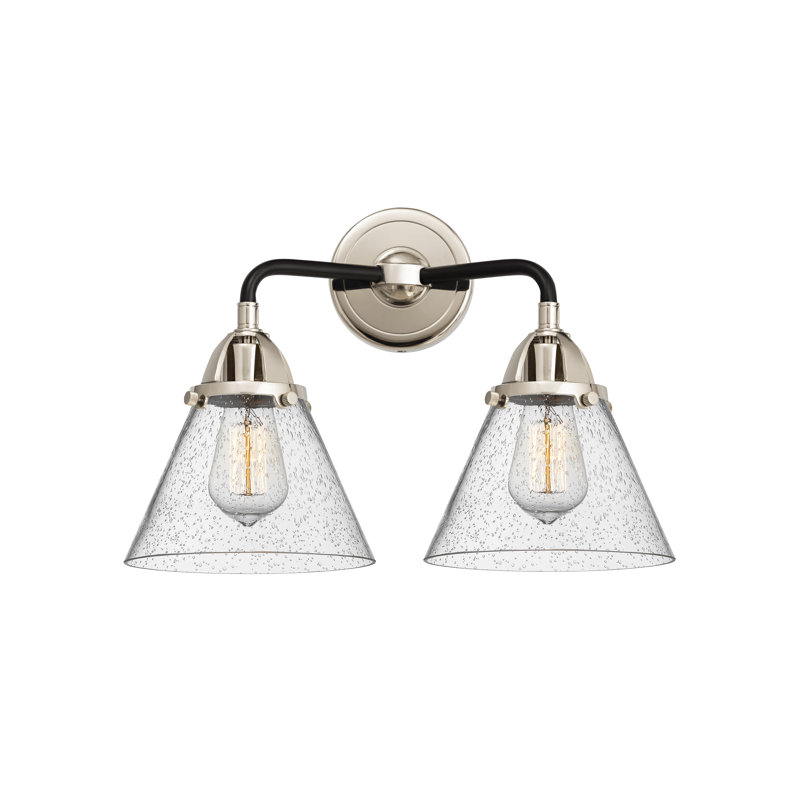Shauna 2 - Light Vanity Light, LED, Black Polished Nickel