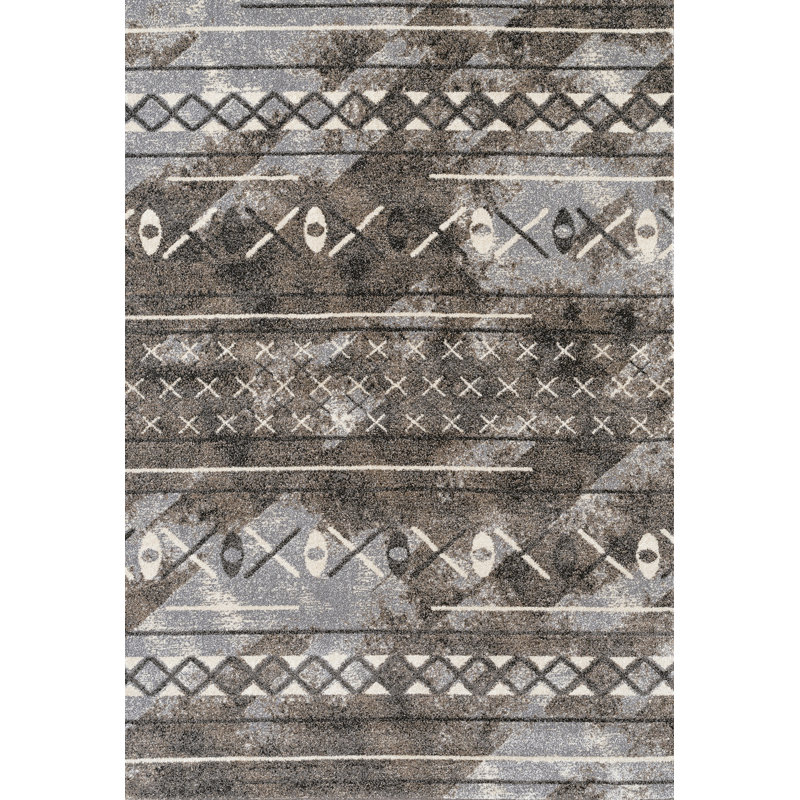 Mantz Geometric Indoor Rug, Runner 2'1" x 6'4"
