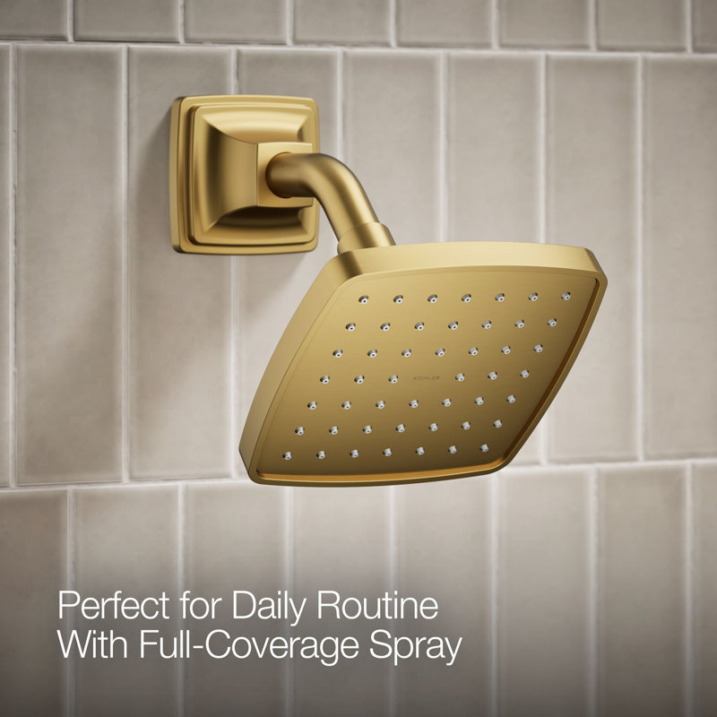 Riff Pressure-Balancing Shower Faucet Trim, Vibrant Brushed Moderne Brass