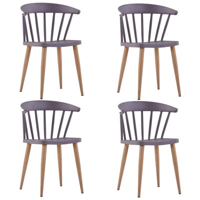 Mclean 44cm H Side Chair in Grey